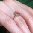 Oval Morganite & Diamond Rose Gold Ring SS0142