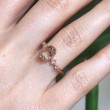 Oval Morganite & Diamond Rose Gold Ring SS0142