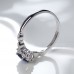 Oval Sapphire & Diamond Vintage Ring SS0154