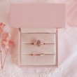 Oval Pembe Safir Taşlı Pırlanta Yüzük SS0054