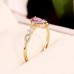 0.60 Carat Pink Sapphire Diamond Ring SS0158