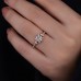 Princess White Morganite & Diamond Ring SS0232