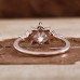 Princess White Morganite & Diamond Ring SS0232