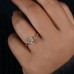 Princess White Morganite & Diamond Ring SS0082