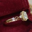 White Morganite & Diamond Vintage Ring SS0311