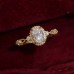 White Morganite & Diamond Vintage Ring SS0311