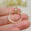 White Morganite & Diamond Vintage Ring SS0311