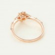 White Topaz & Diamond Vintage Style Ring SS0185