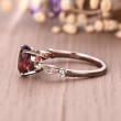 Pink Tourmaline & Diamond Vintage Ring 