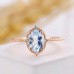 Victorian Aquamarine & Diamond Gold Ring SS0040