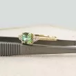 Princess Green Tourmaline & Diamond Ring SS0284