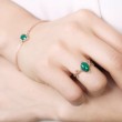Oval Green Onyx & Diamonds Vintage Ring SS0005