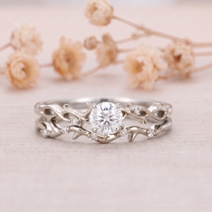Ivy Design 2 PCS Diamond Set Rings SS0022 Ivy Design 2 PCS Diamond Set Rings SS0022
