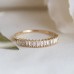 Baguette Diamond Gold Design Ring SS0272