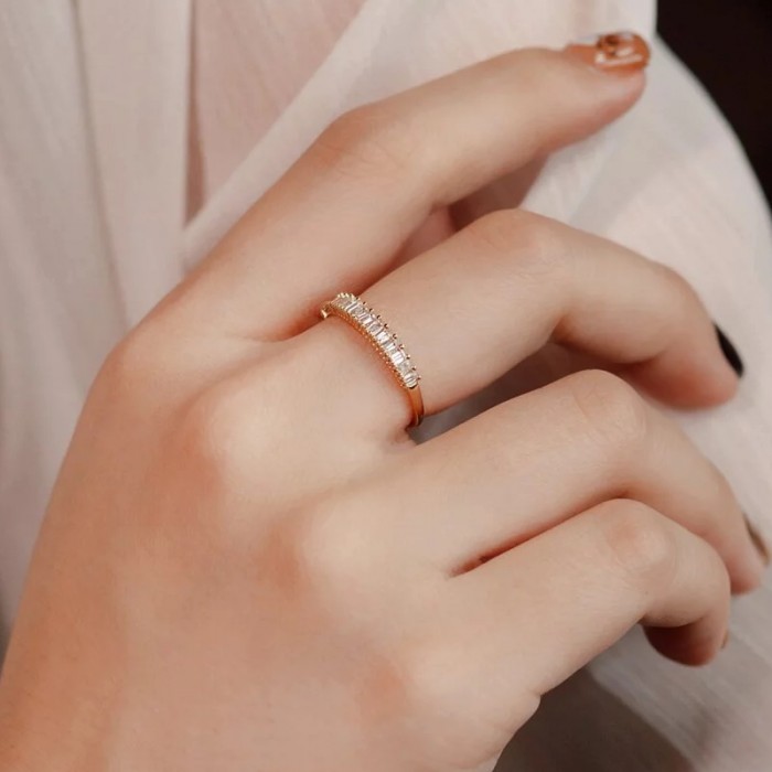 Baguette Diamond Gold Design Ring SS0272 Baguette Diamond Gold Design Ring SS0272