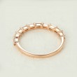 Baguette Diamond Half Eternity Band Ring SS0319