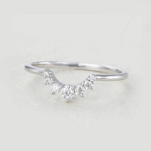 0.10 Karat Pırlanta Altın Taç Yüzük SS0316