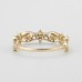 Diamond Gold Leaf Vintage Style Ring SS0326
