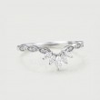 Vintage Marquise Diamond Curved Band Ring SS0150