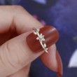 Markiz Pırlantalı Özel Tasarım Alyans Yüzük SS0201