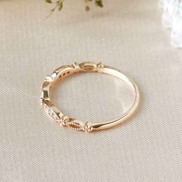 Diamond Gold Vintage Style Ring SS0276 Diamond Gold Vintage Style Ring SS0276