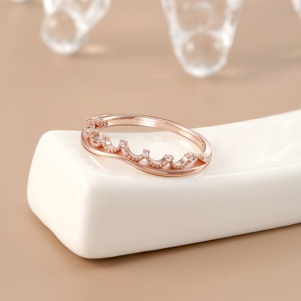 14K Solid Gold Diamond Ring SS0018