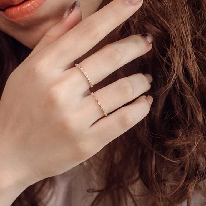 Diamond 14K Gold Wedding Band SS0266