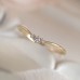 Diamond Gold Simple Design Ring SS0265