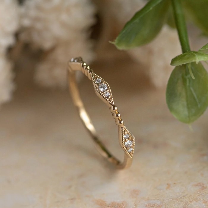 14K Yellow Gold Diamond Wedding Band SS0261 14K Yellow Gold Diamond Wedding Band SS0261