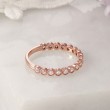Natural Diamonds Gold Bezel Ring SS0021