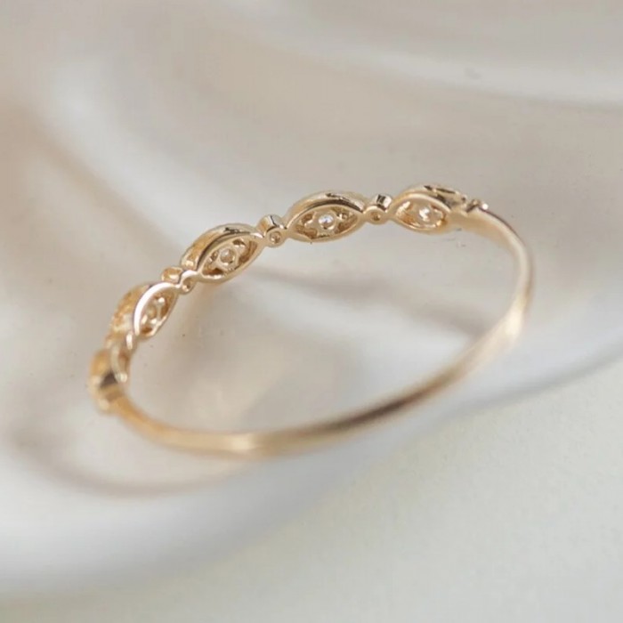 Vintage Style Diamond Band Ring SS0268