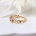Wedding Band Diamonds Vintage Leaf Ring SS0208