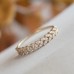Diamond 14K Gold Leaf Ring SS0267