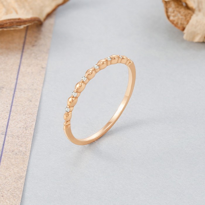 Diamond Ring 14K Solid Gold Band SS0004 Diamond Ring 14K Solid Gold Band SS0004