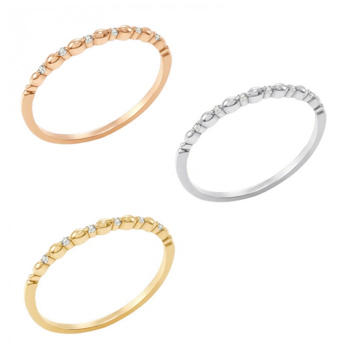 Diamond Ring 14K Solid Gold Band SS0004 Diamond Ring 14K Solid Gold Band SS0004
