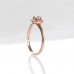 Rose Cut Milky Color Rough Diamond Ring SS0151