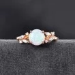 Opal & Marquise Diamond Ivy Leaf Ring SS0354