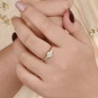 Naturel Opal Ve Pırlanta Tasarım Yüzük SS0352