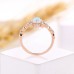 Opal & Diamond 14K Solid Gold Statement Ring SS0349