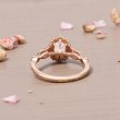 Oval Opal & Diamond Vintage Style Engagement Ring SS0348