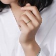 Princess Emerald & Diamond Band Ring SS0076