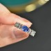 Leaf Blue Sapphire & Diamond Ring SS0220