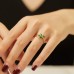 Marquise Emerald & Diamond Leaf Ring SS0070