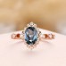 London Blue Topaz & Diamond Vintage Ring SS0059