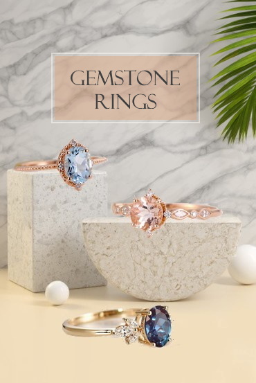 gemstone rings